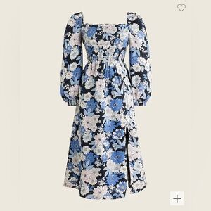 J. Crew linen midi dress